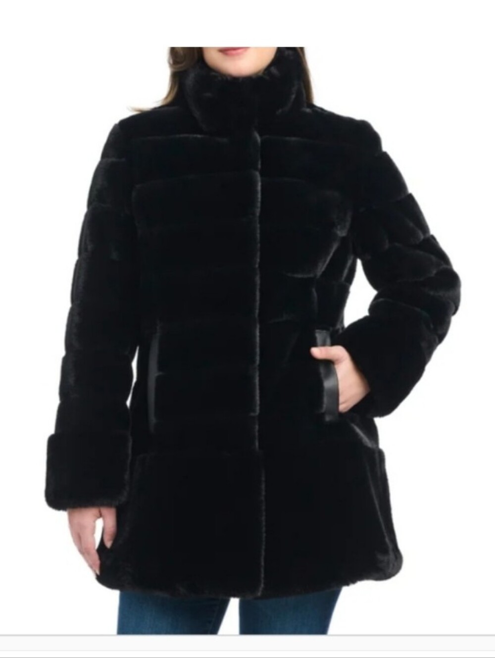Jones New York Women's Faux Fur Jacket, New